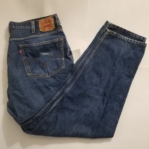 Levis 550 Relaxed Fit Mens Blue Jeans Size 40x32